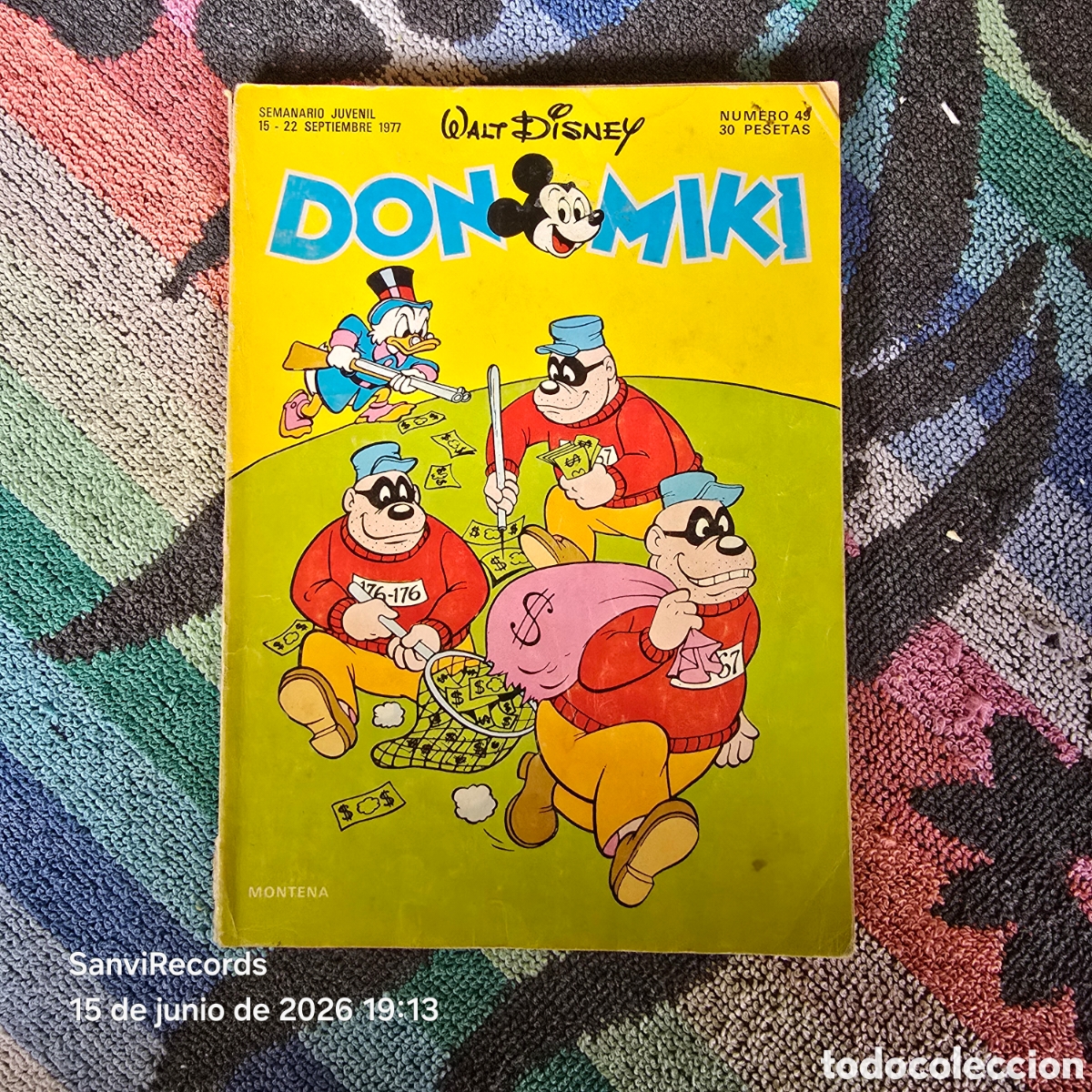 Tebeos: WALT DISNEY, DON MIKI 49 (MONTENA)