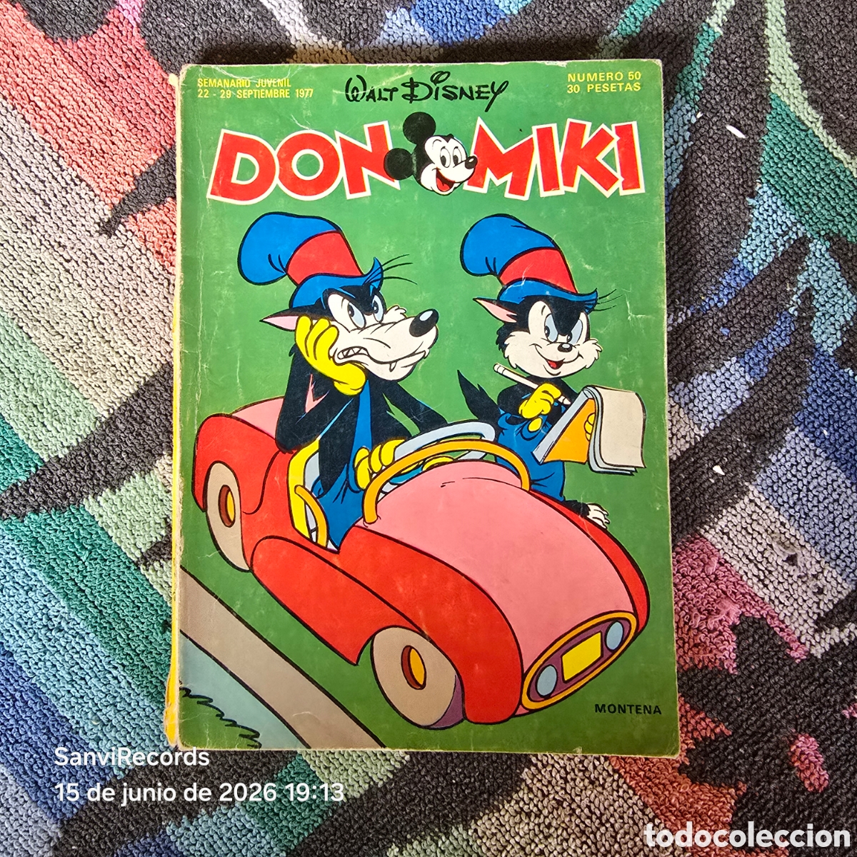 Tebeos: WALT DISNEY, DON MIKI 50 (MONTENA)