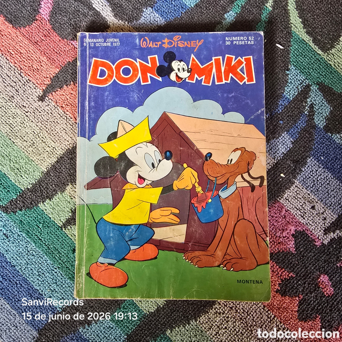 Tebeos: WALT DISNEY, DON MIKI 52 (MONTENA)