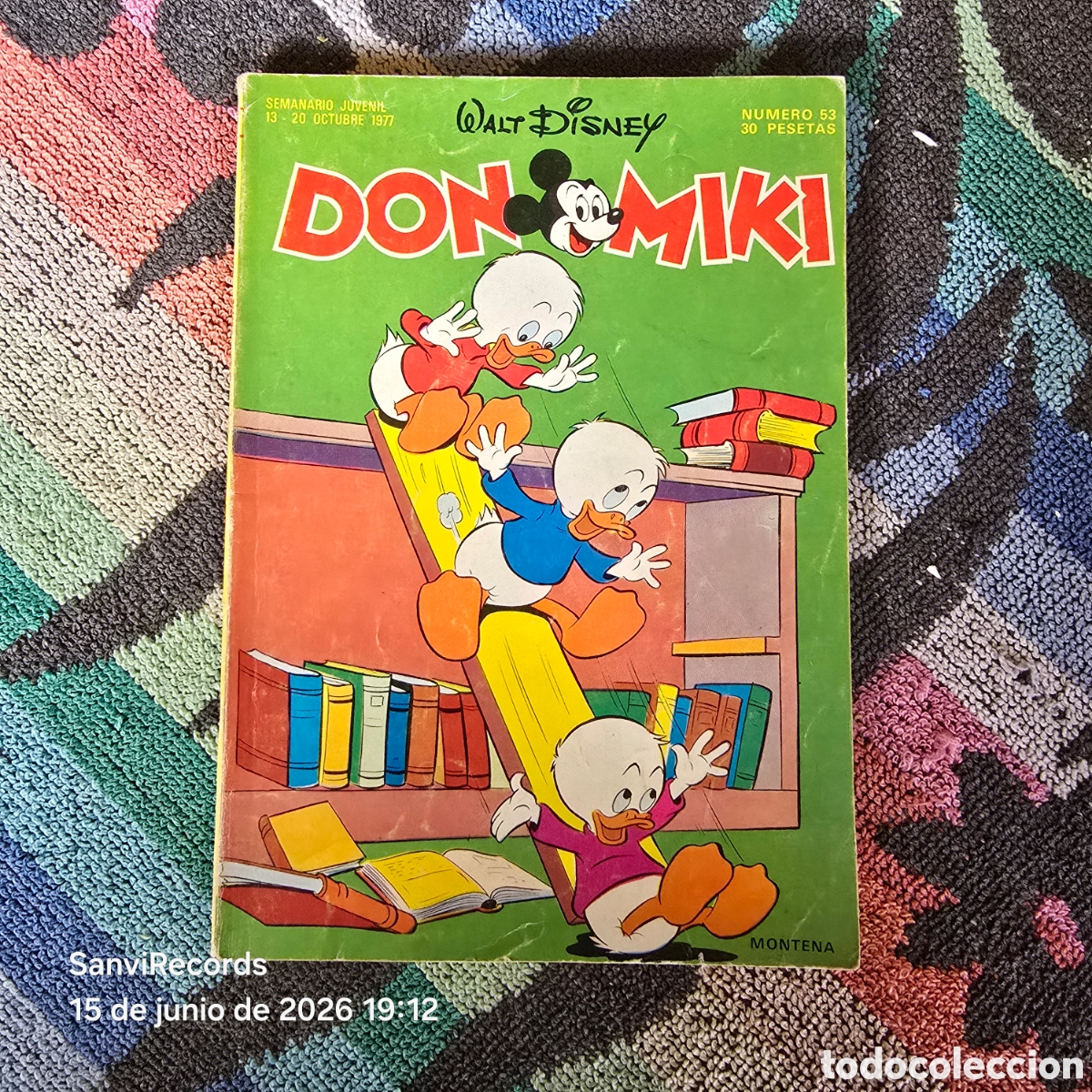 Tebeos: WALT DISNEY, DON MIKI 53 (MONTENA)