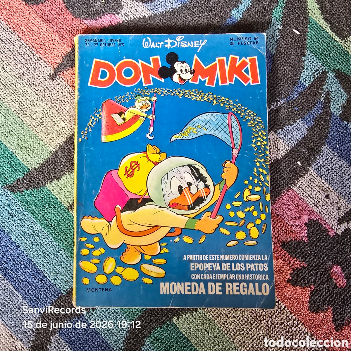 Tebeos: WALT DISNEY, DON MIKI 54 (MONTENA)