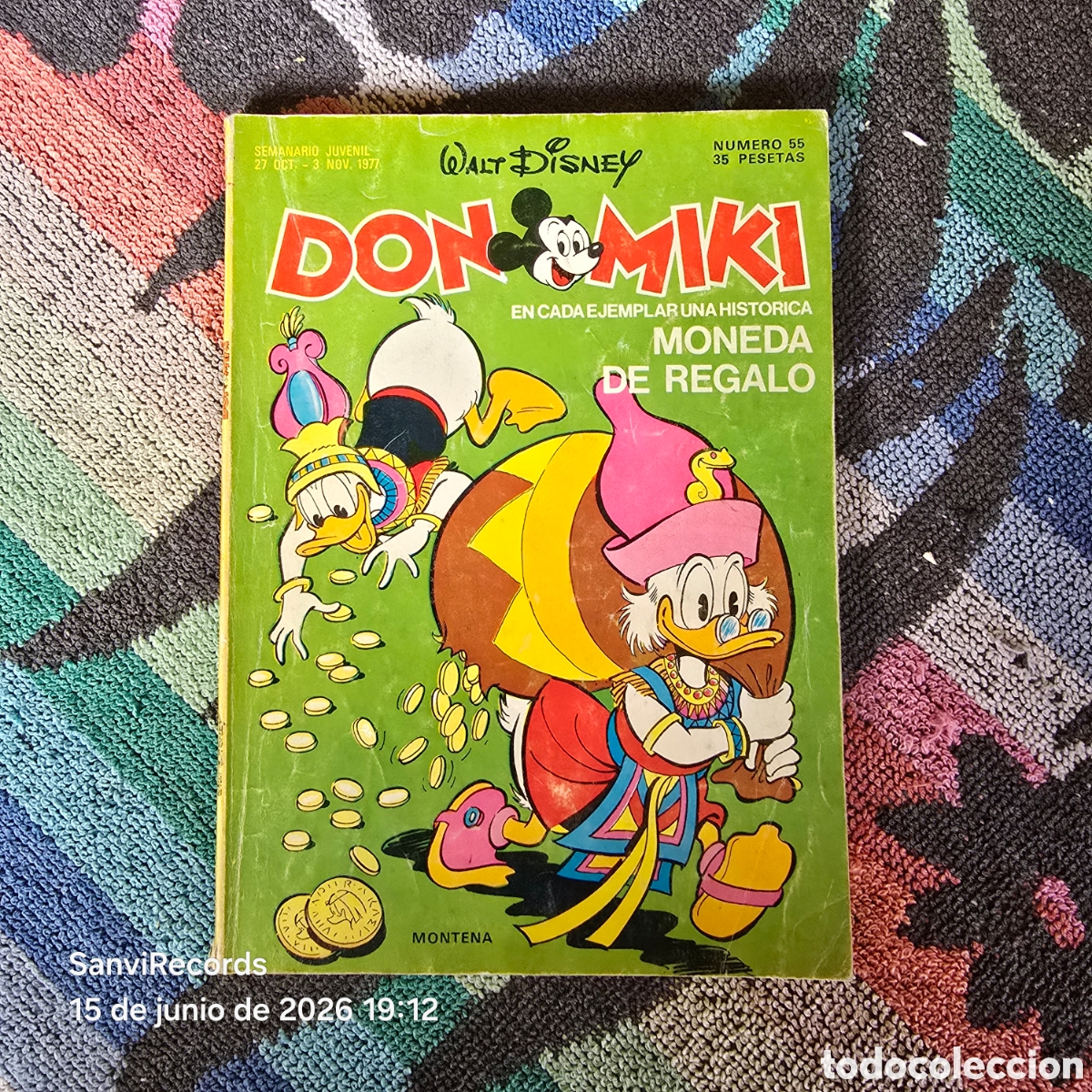 Tebeos: WALT DISNEY, DON MIKI 55 (MONTENA)