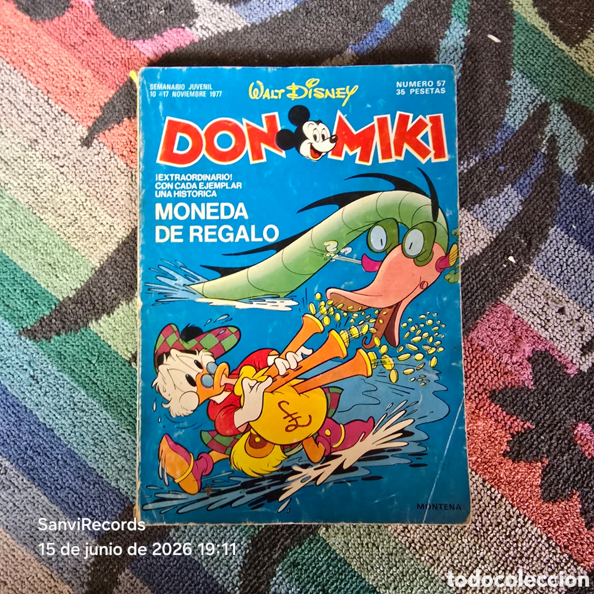 Tebeos: WALT DISNEY, DON MIKI 57 (MONTENA)