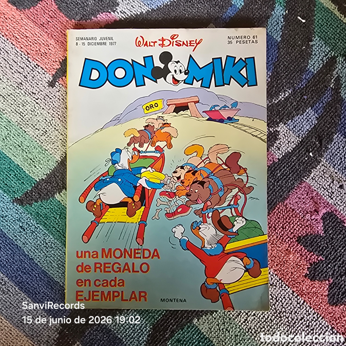 Tebeos: WALT DISNEY, DON MIKI 61 (MONTENA)