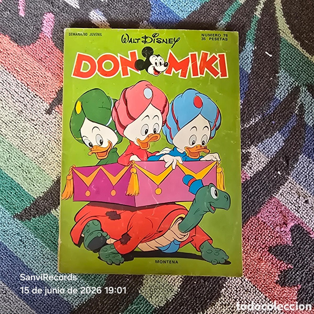 Tebeos: WALT DISNEY, DON MIKI 78 (MONTENA)