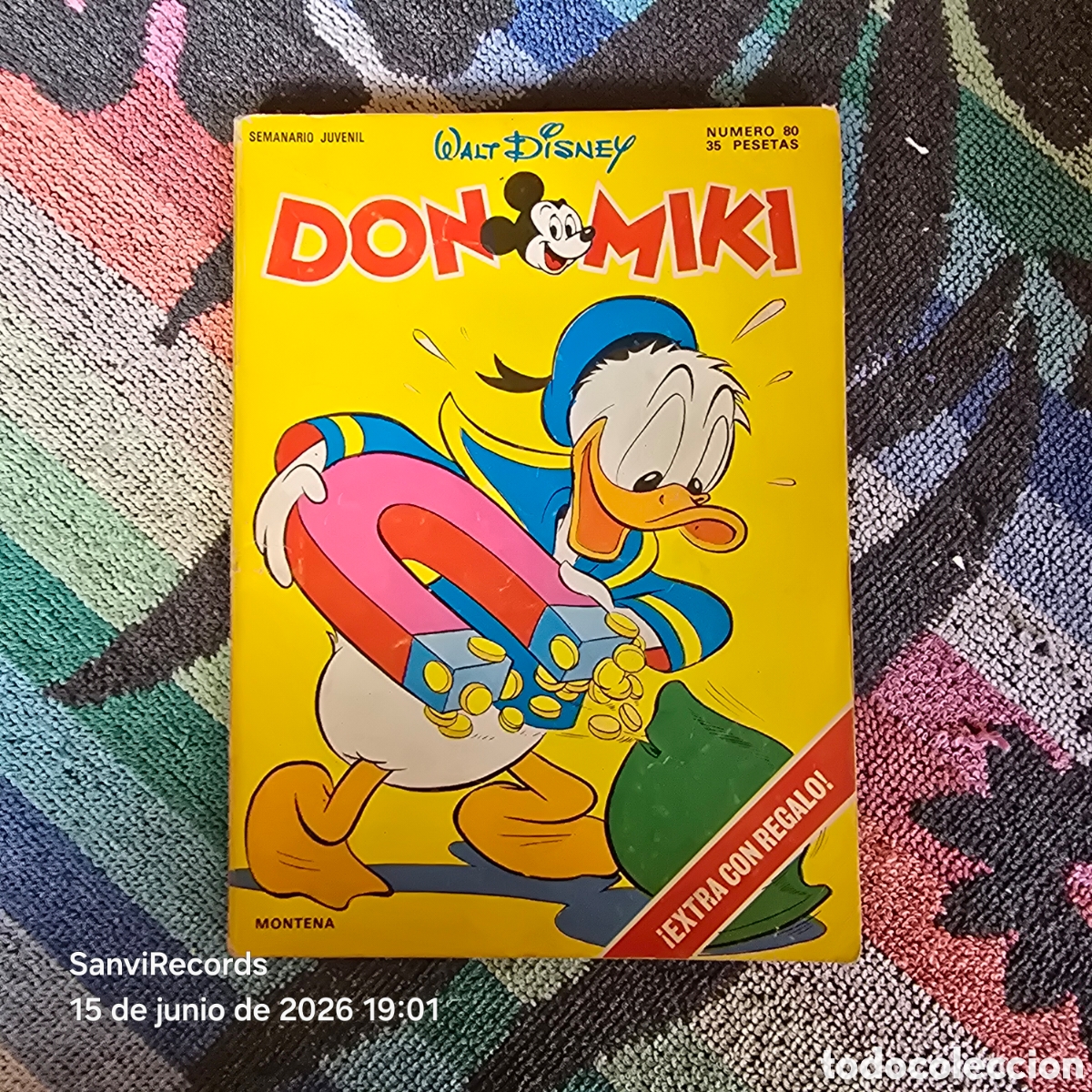 Tebeos: WALT DISNEY, DON MIKI 80 (MONTENA)