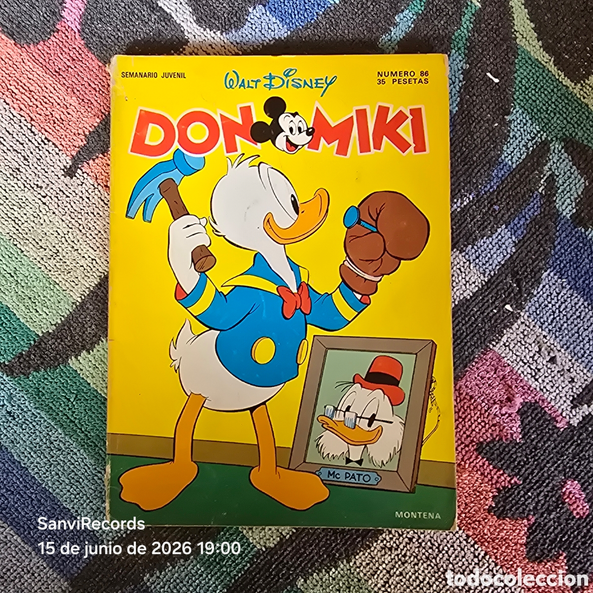 Tebeos: WALT DISNEY, DON MIKI 86 (MONTENA)