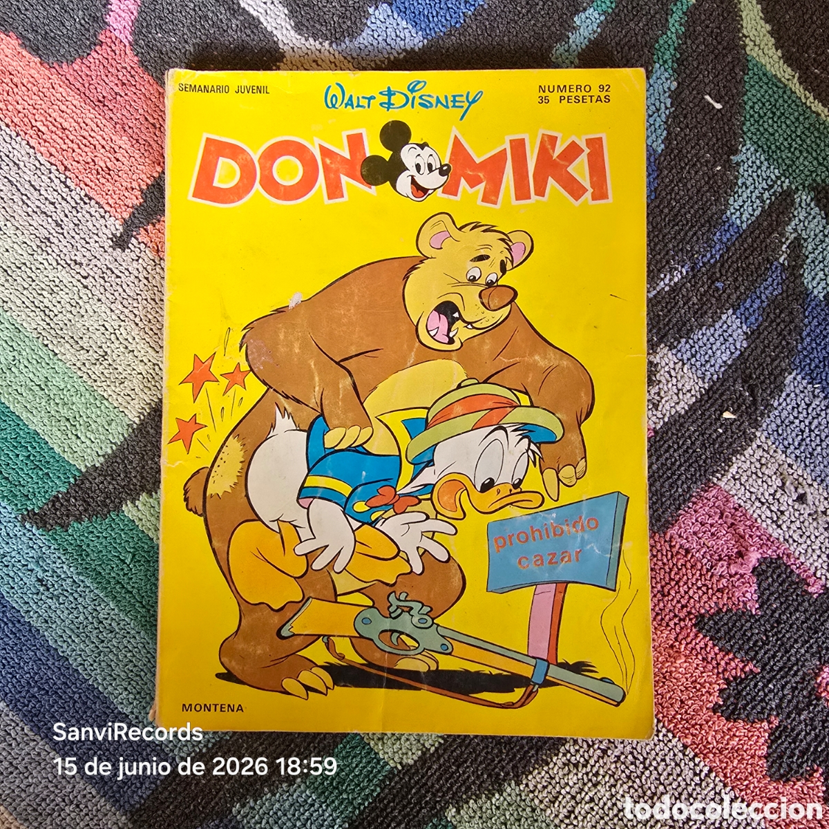 Livros de Banda Desenhada: WALT DISNEY, DON MIKI 92 (MONTENA)