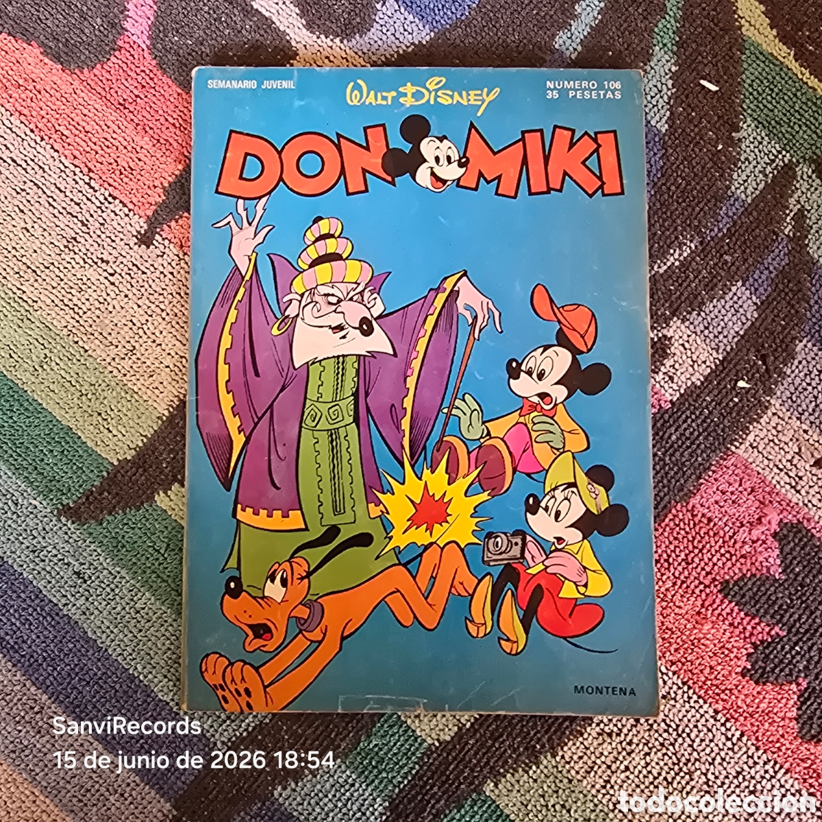Tebeos: WALT DISNEY, DON MIKI 106 (MONTENA)
