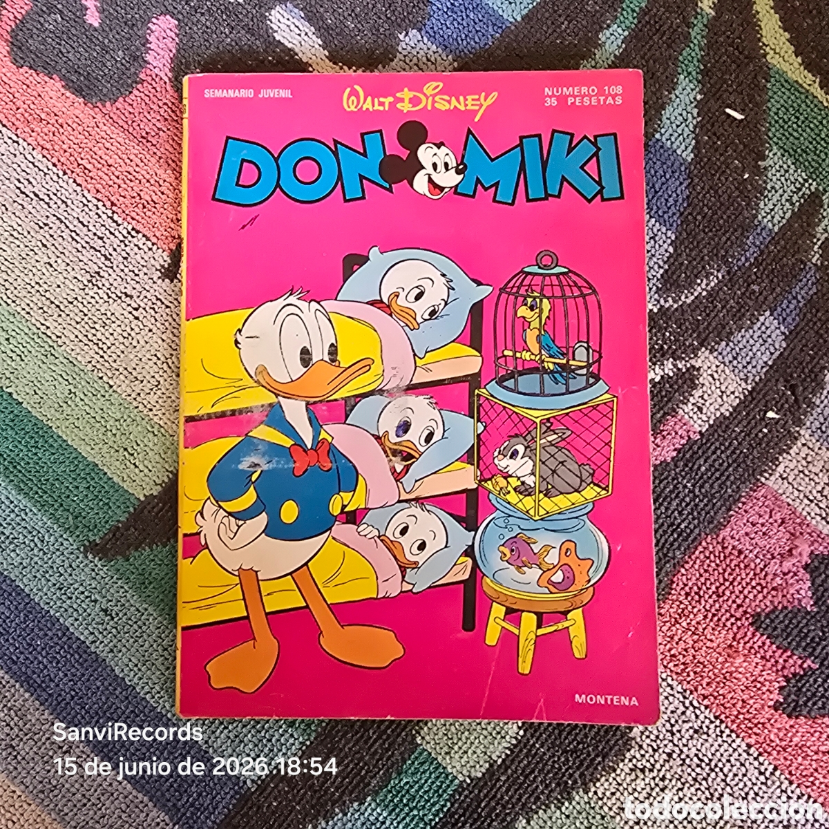 Tebeos: WALT DISNEY, DON MIKI 108 (MONTENA)
