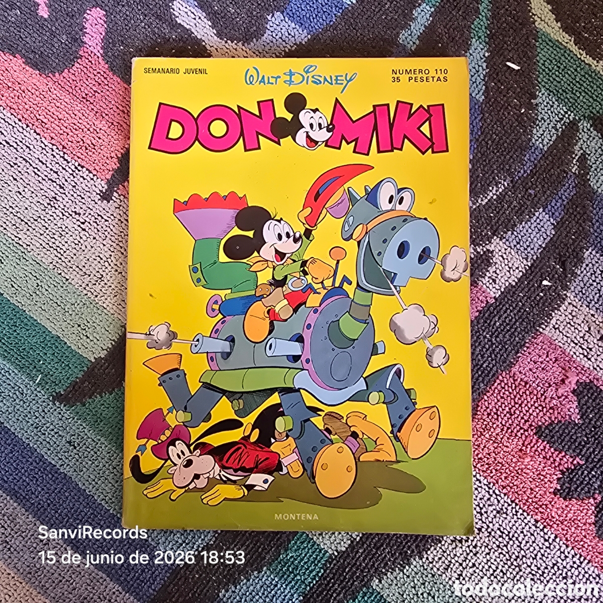 Tebeos: WALT DISNEY, DON MIKI 110 (MONTENA)