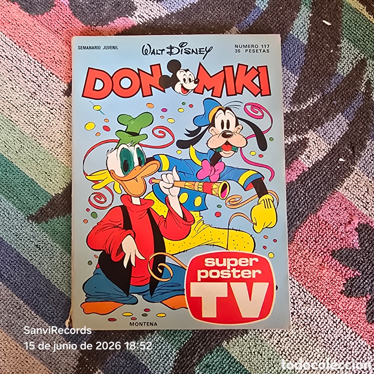 Tebeos: WALT DISNEY, DON MIKI 117 (MONTENA)