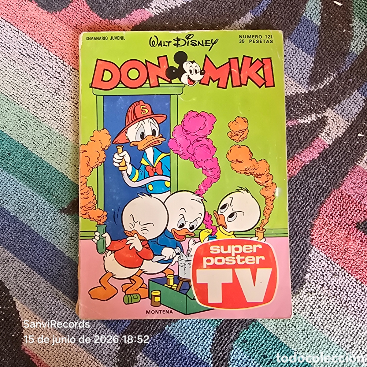 Tebeos: WALT DISNEY, DON MIKI 121 (MONTENA)
