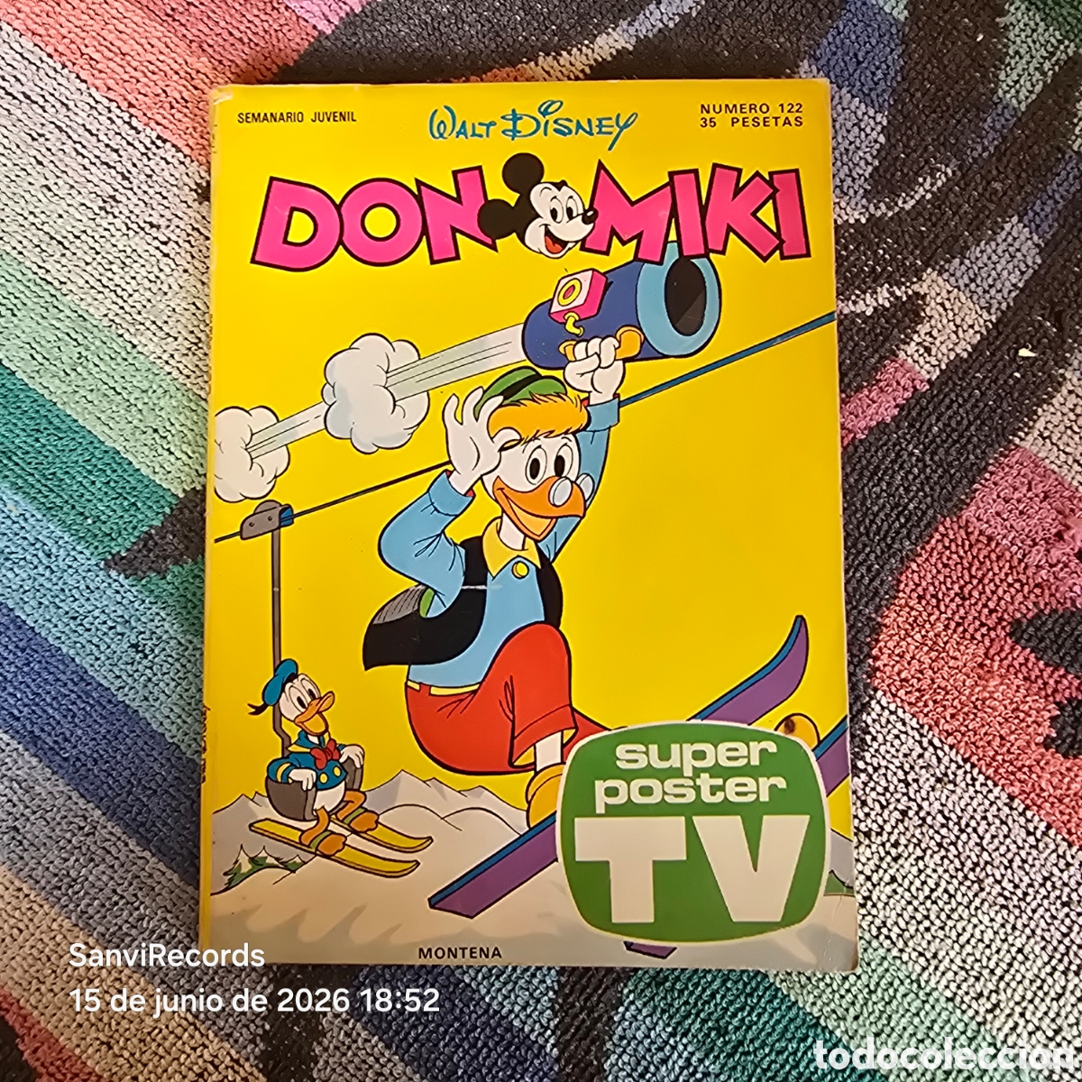 Tebeos: WALT DISNEY, DON MIKI 122 (MONTENA)