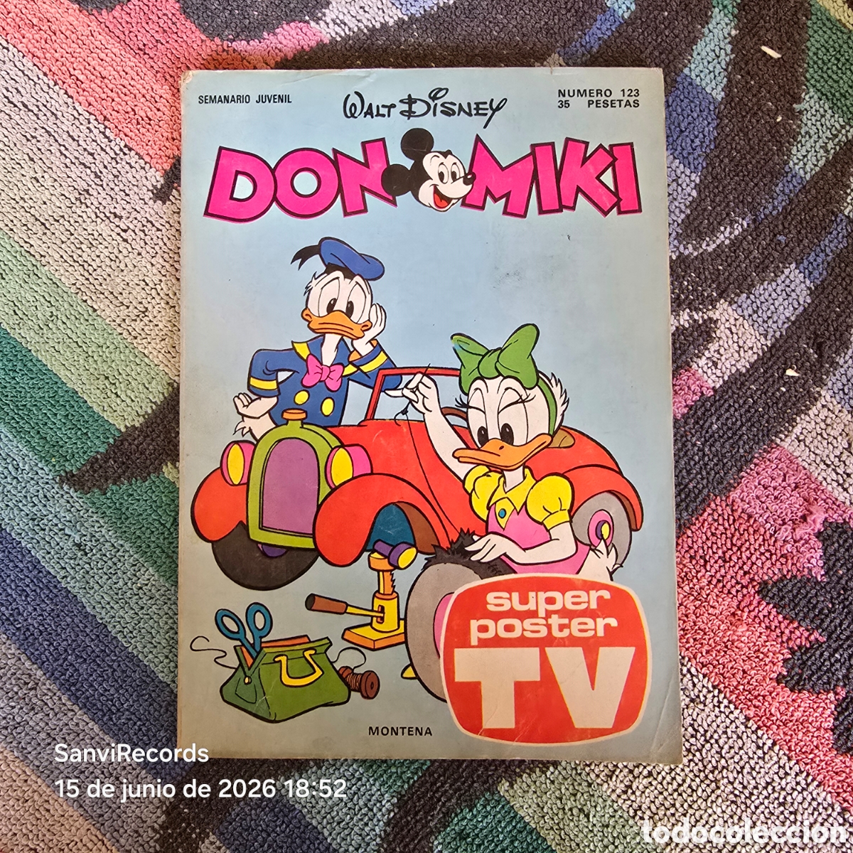 Tebeos: WALT DISNEY, DON MIKI 123 (MONTENA)