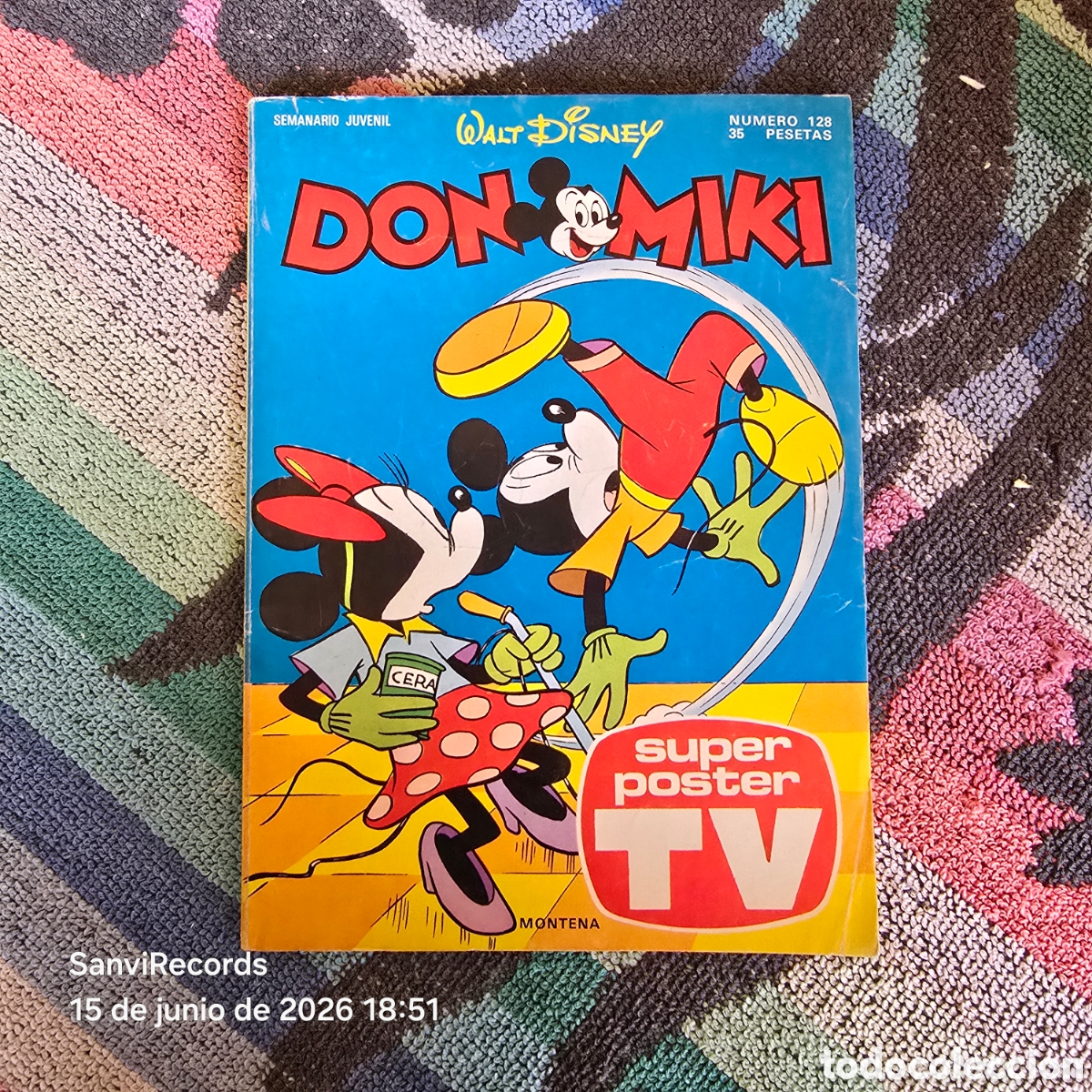 Tebeos: WALT DISNEY, DON MIKI 128 (MONTENA)