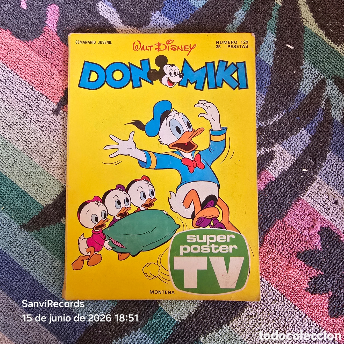 Tebeos: WALT DISNEY, DON MIKI 129 (MONTENA)
