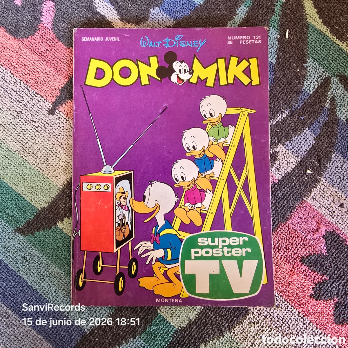 Tebeos: WALT DISNEY, DON MIKI 131 (MONTENA)