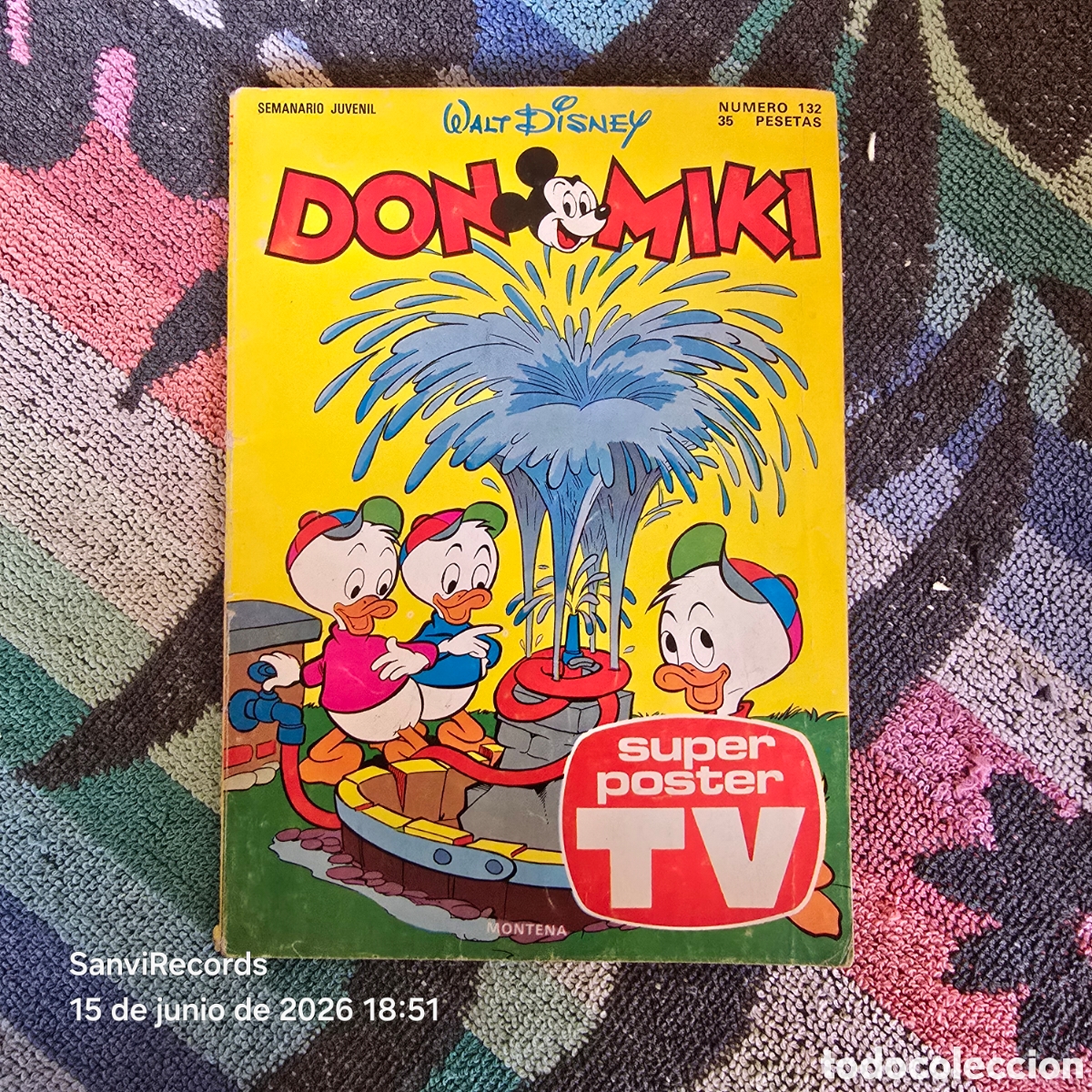 Tebeos: WALT DISNEY, DON MIKI 132 (MONTENA)