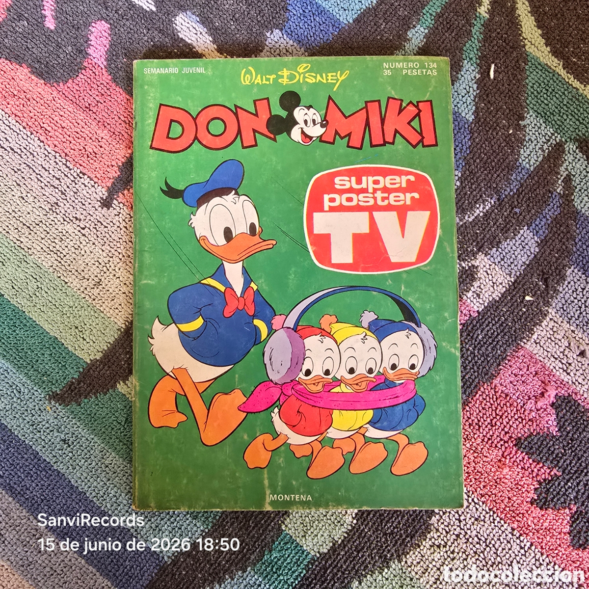 Tebeos: WALT DISNEY, DON MIKI 134 (MONTENA)
