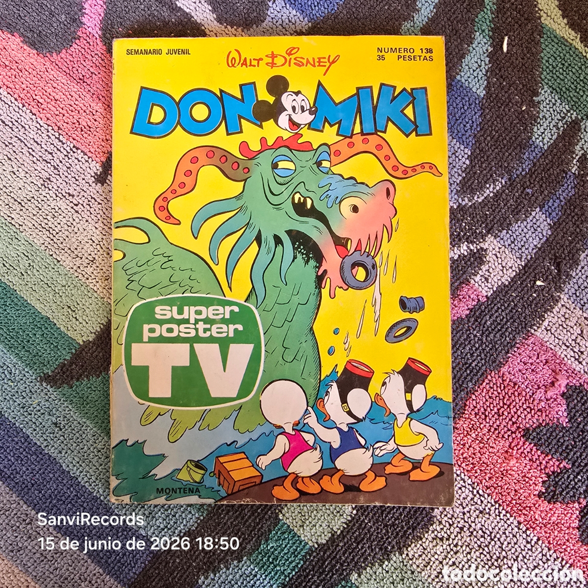 Tebeos: WALT DISNEY, DON MIKI 138 (MONTENA)