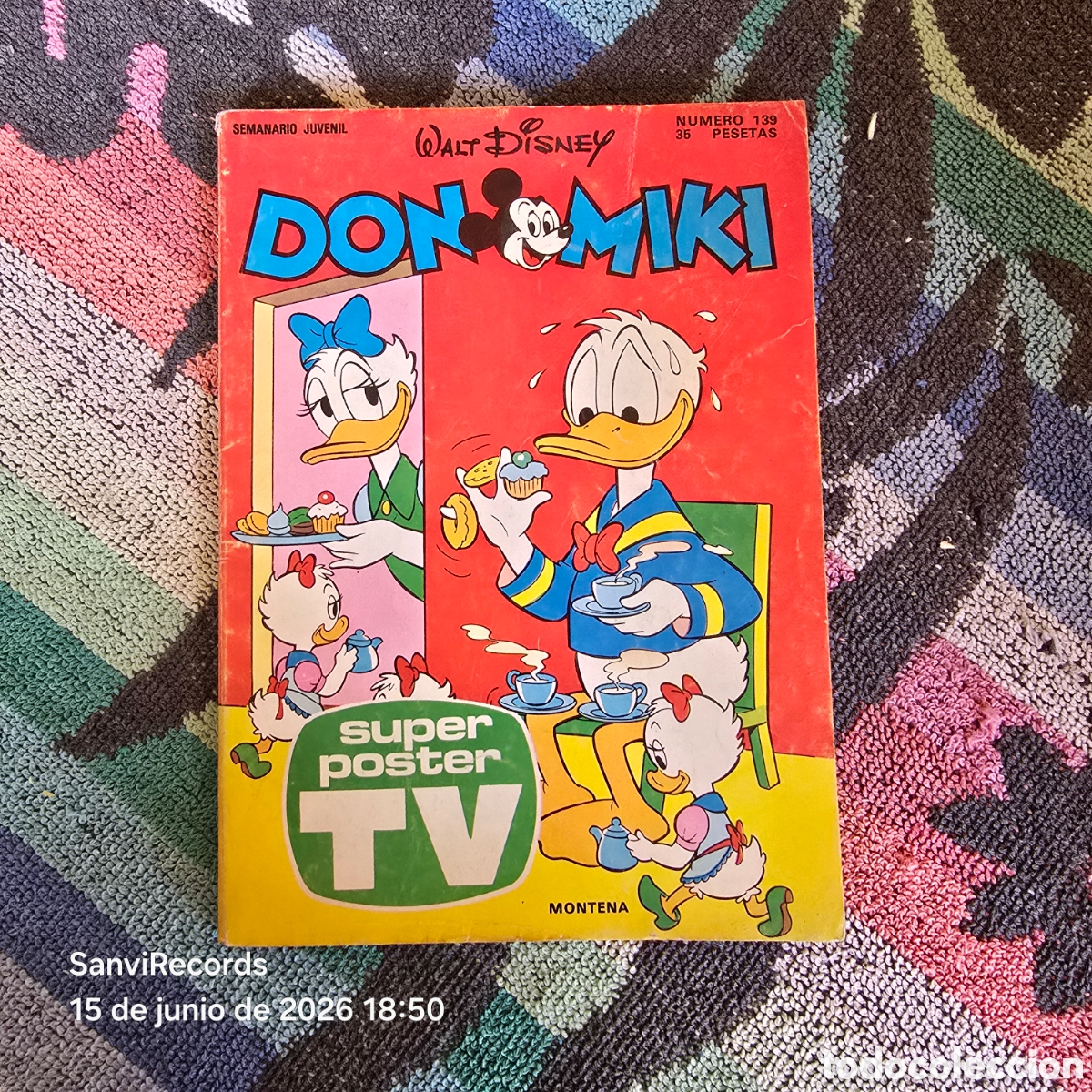 Tebeos: WALT DISNEY, DON MIKI 139 (MONTENA)