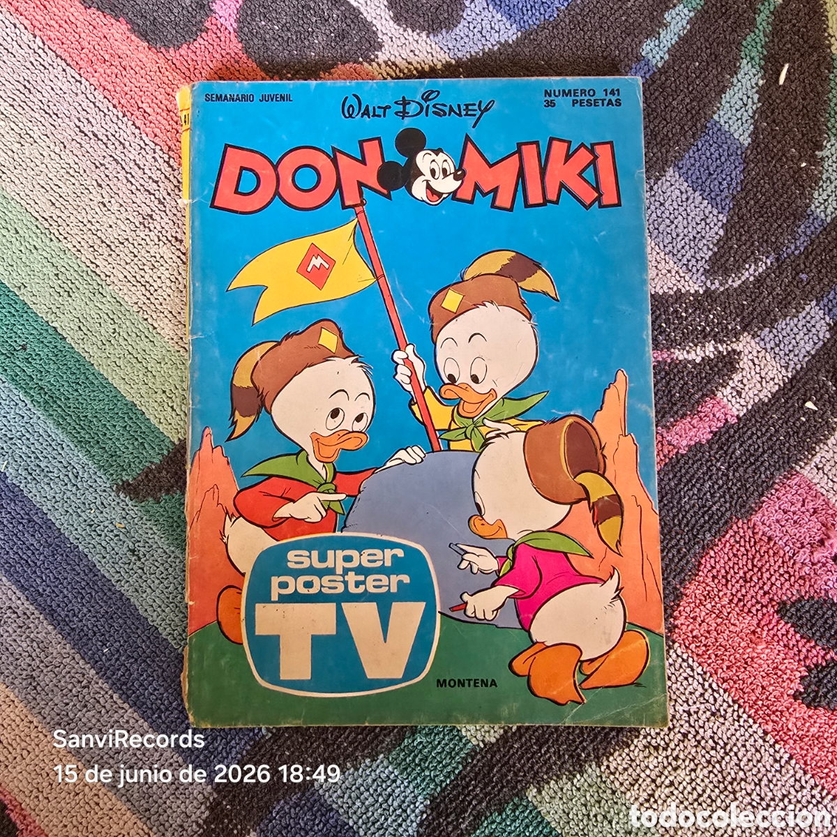 Tebeos: WALT DISNEY, DON MIKI 141 (MONTENA)