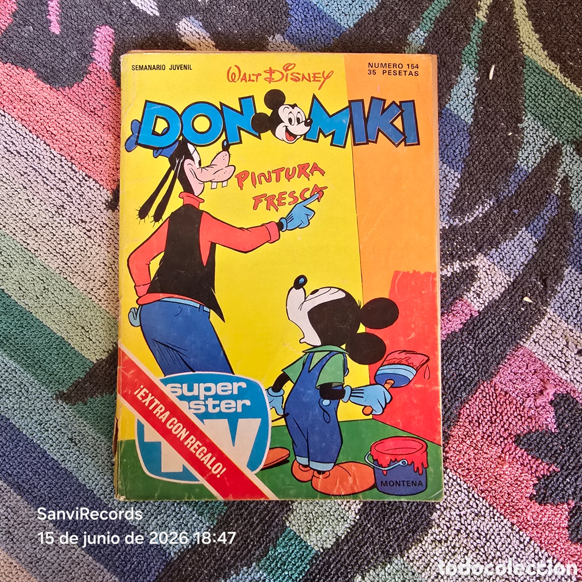 Tebeos: WALT DISNEY, DON MIKI 154 (MONTENA)
