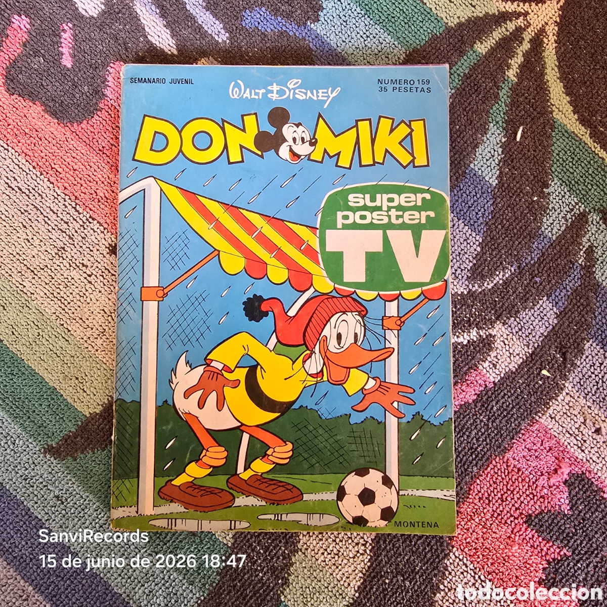 Tebeos: WALT DISNEY, DON MIKI 159 (MONTENA)