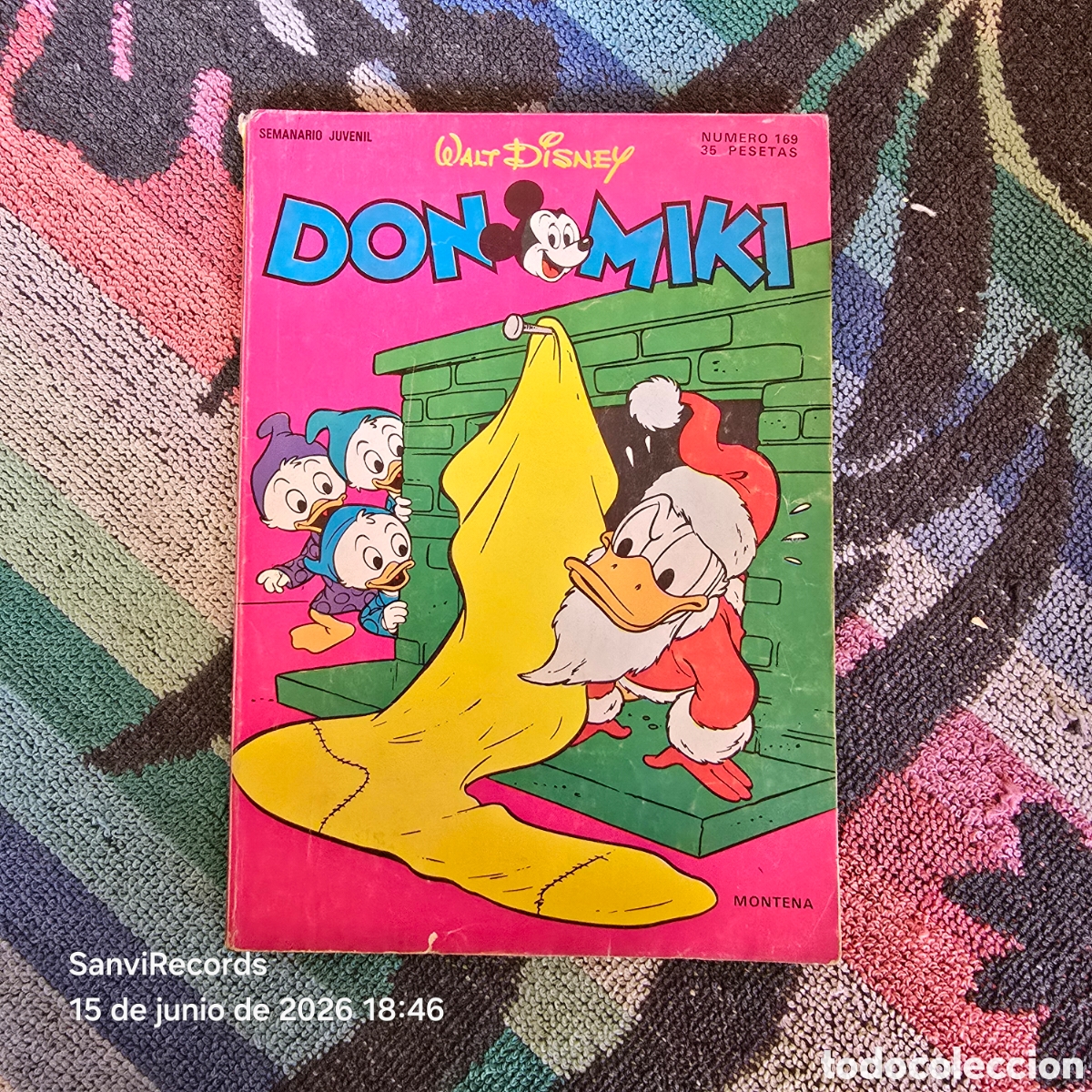 Tebeos: WALT DISNEY, DON MIKI 169 (MONTENA)