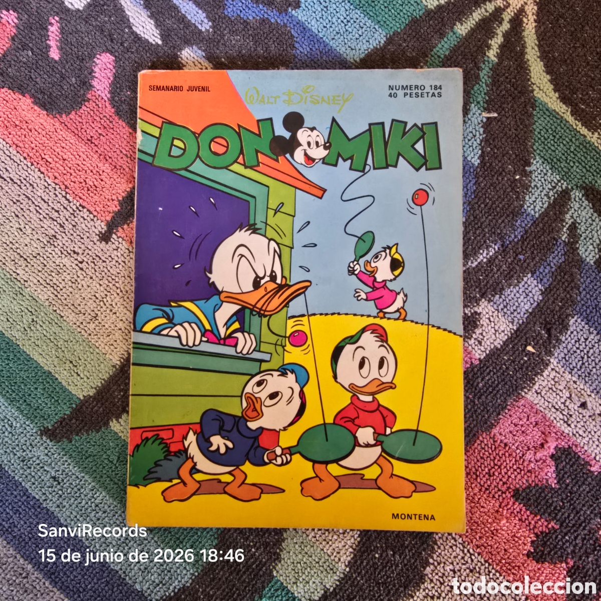 Tebeos: WALT DISNEY, DON MIKI 184 (MONTENA)