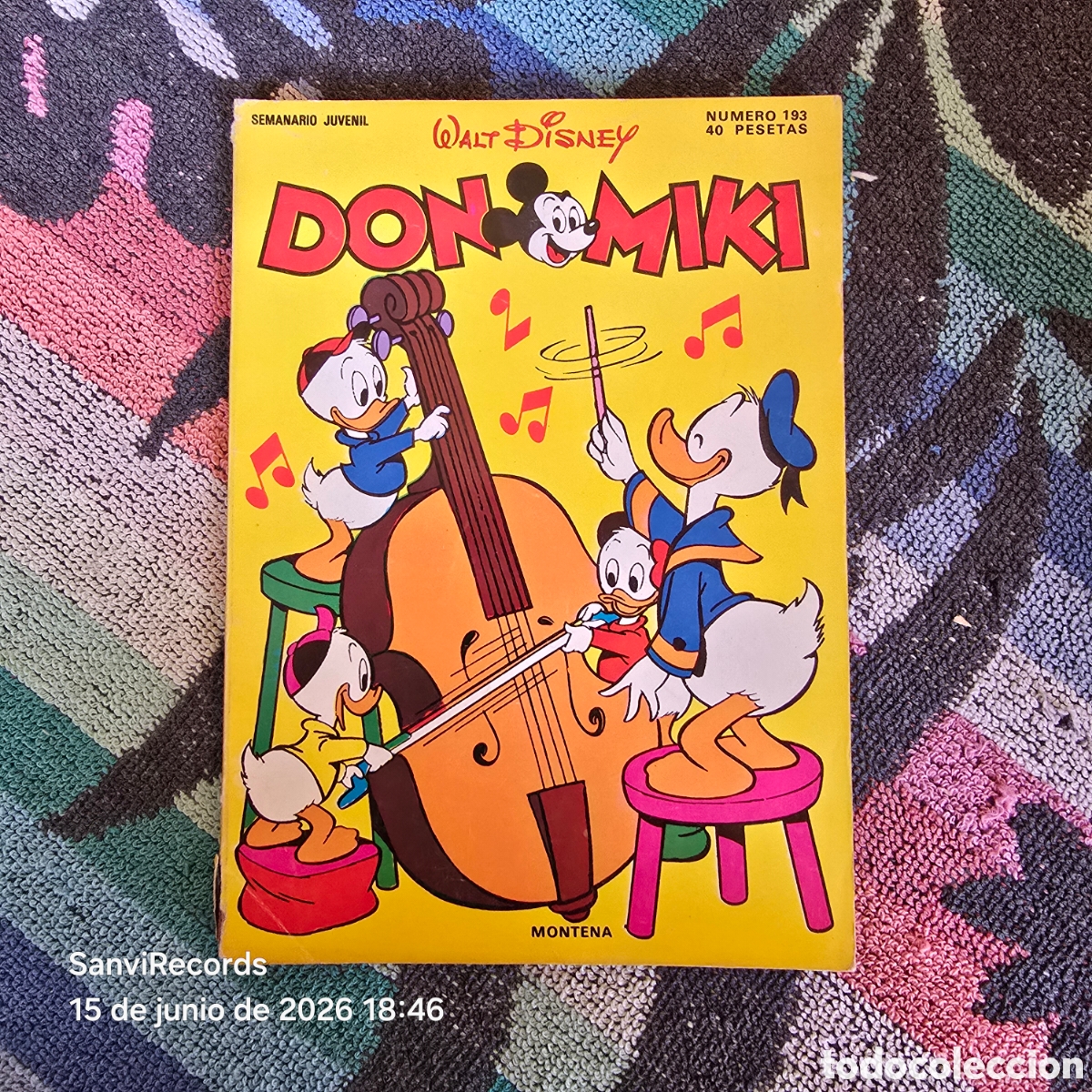 Tebeos: WALT DISNEY, DON MIKI 193 (MONTENA)