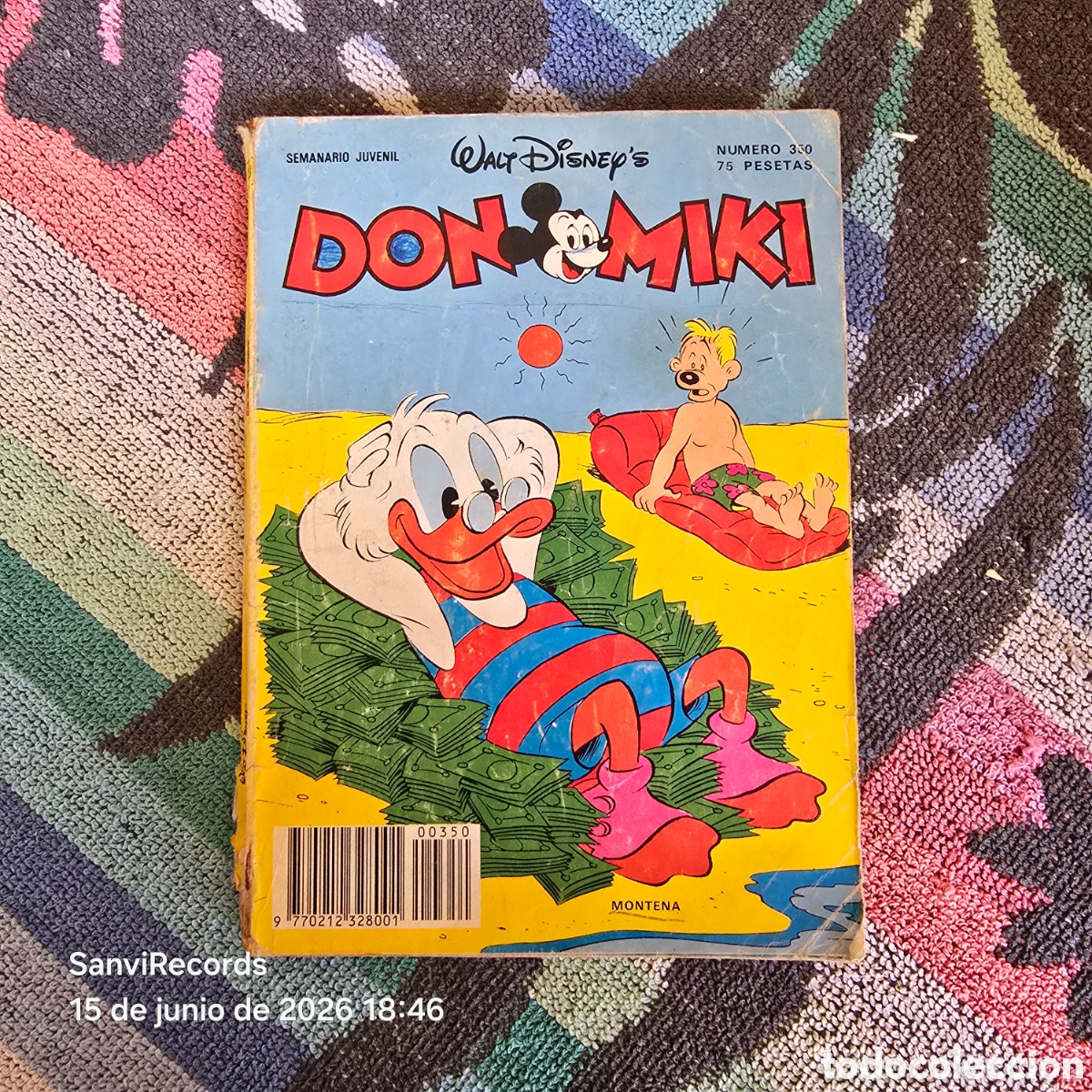 Tebeos: WALT DISNEY, DON MIKI 350 (MONTENA)