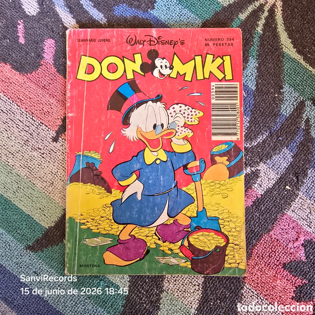 Tebeos: WALT DISNEY, DON MIKI 394 (MONTENA)