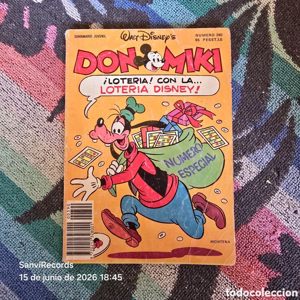 Tebeos: WALT DISNEY, DON MIKI 390 (MONTENA)