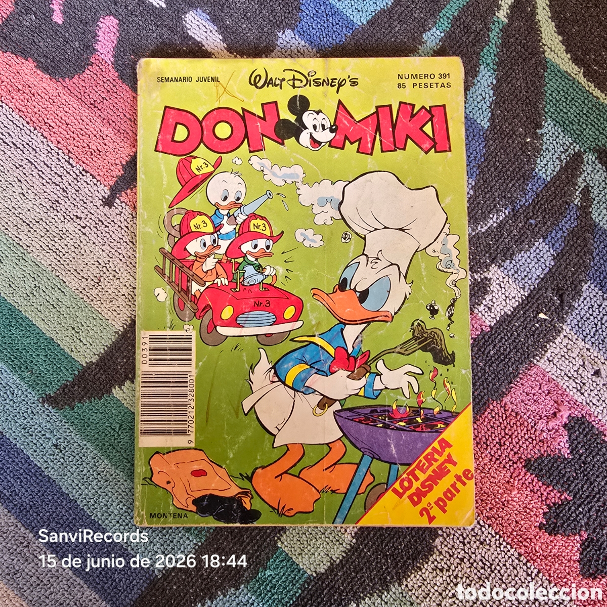 Tebeos: WALT DISNEY, DON MIKI 391 (MONTENA)