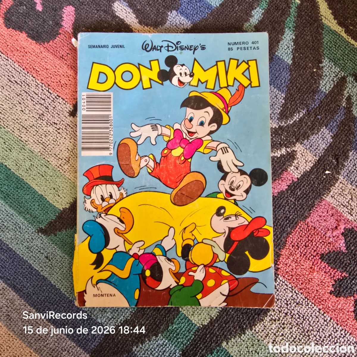 Tebeos: WALT DISNEY, DON MIKI 401 (MONTENA)