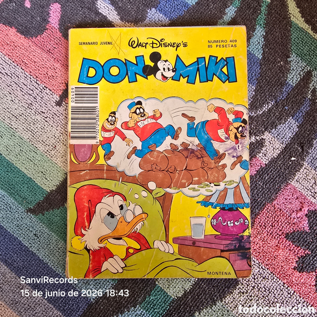 Tebeos: WALT DISNEY, DON MIKI 409 (MONTENA)