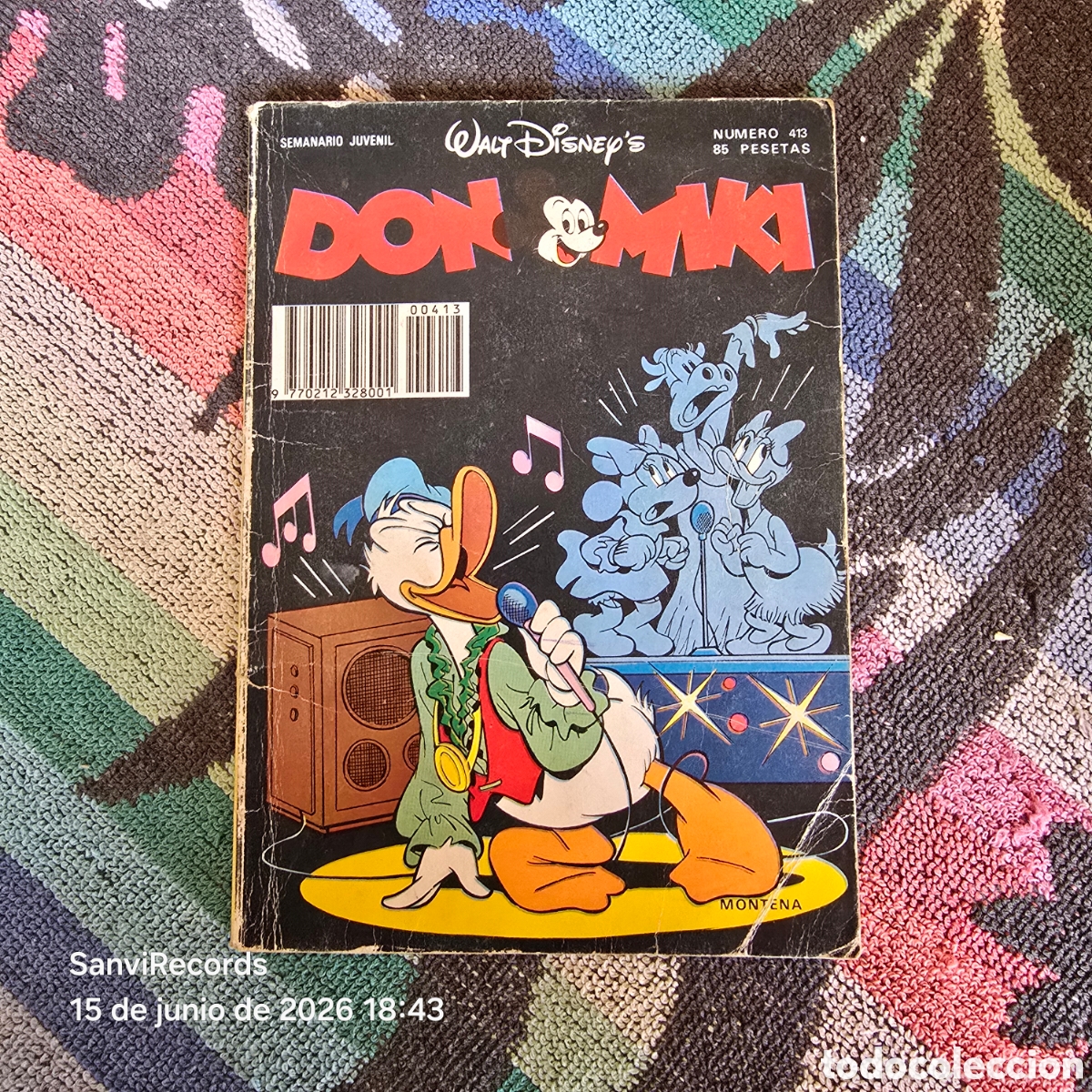 Tebeos: WALT DISNEY, DON MIKI 413 (MONTENA)