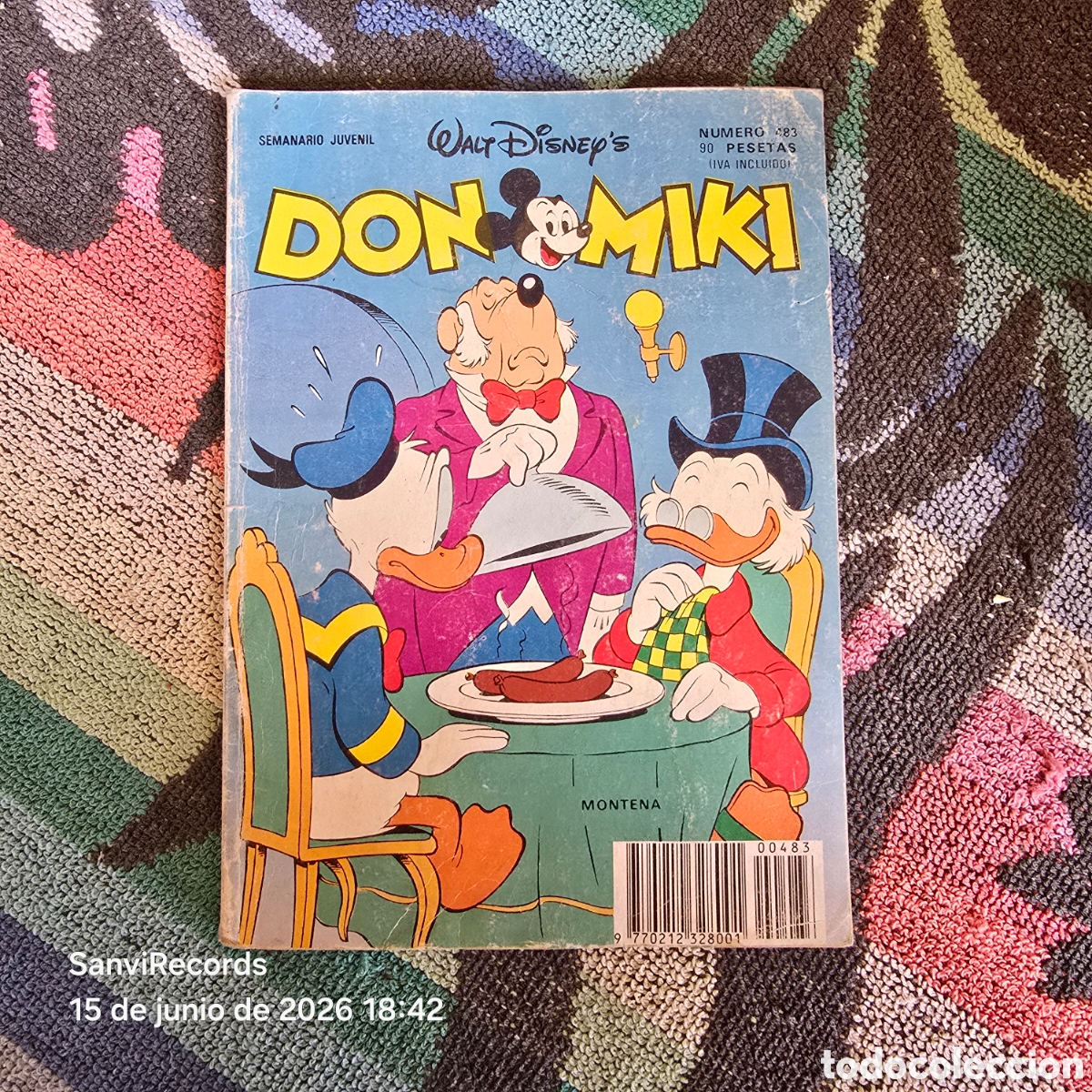 Tebeos: WALT DISNEY, DON MIKI 483 (MONTENA)