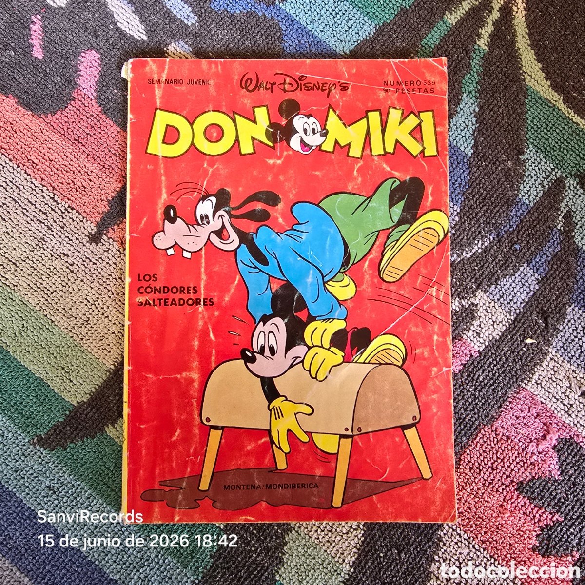 Tebeos: WALT DISNEY, DON MIKI 539 (MONTENA)