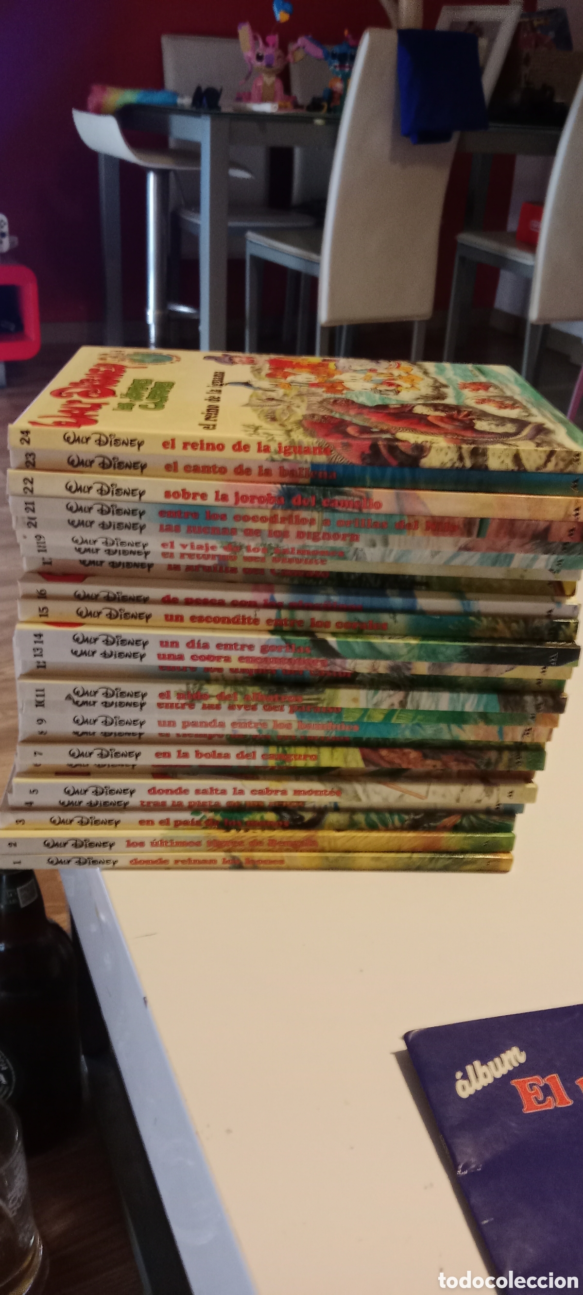 BDs: Aventuras de los J&oacute;venes Castores completa 24 libros Walt Disney , incluye &aacute;lbum completo.