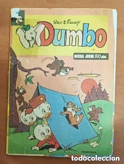 Tebeos: Walt Disney - Dumbo - MENSUAL JUVENIL - MONTENA -algunos defectos en tapas