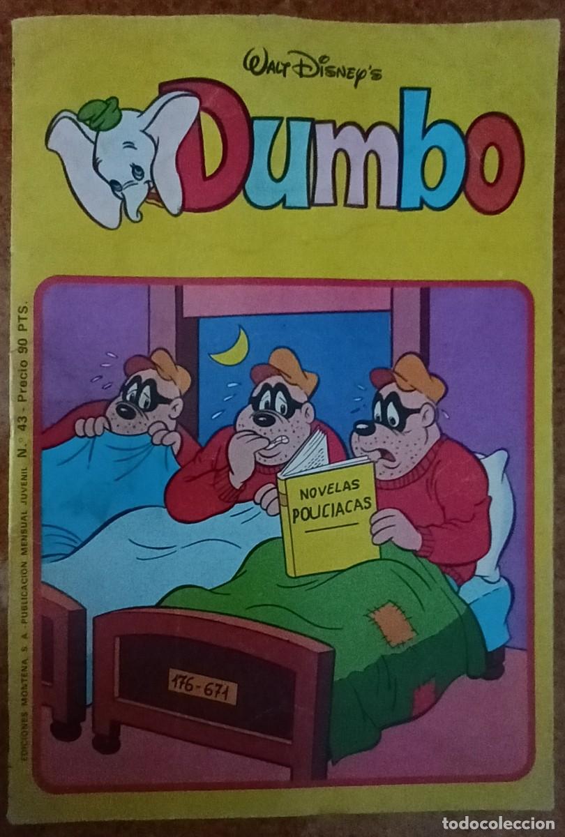 Tebeos: DUMBO-MENSUAL JUVENIL-MONTENA- N&ordm; 43 -LA FUGA DEL BILL&Oacute;N-1982-BUENO-DIF&Iacute;CIL-LEA-VEA-1644