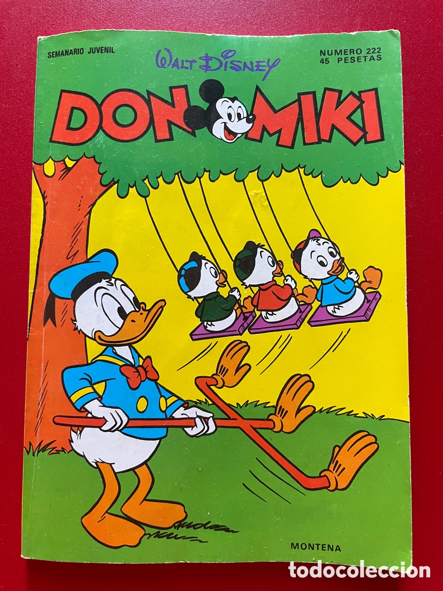 Tebeos: Don Miki. N&uacute;mero 222. Montena. Walt Disney, Productions.
