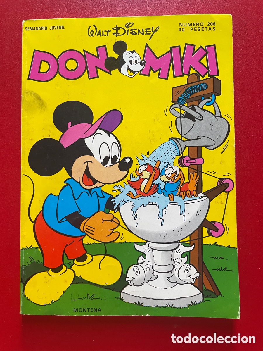 Tebeos: Don Miki. N&uacute;mero 206. Montena. Walt Disney, Productions