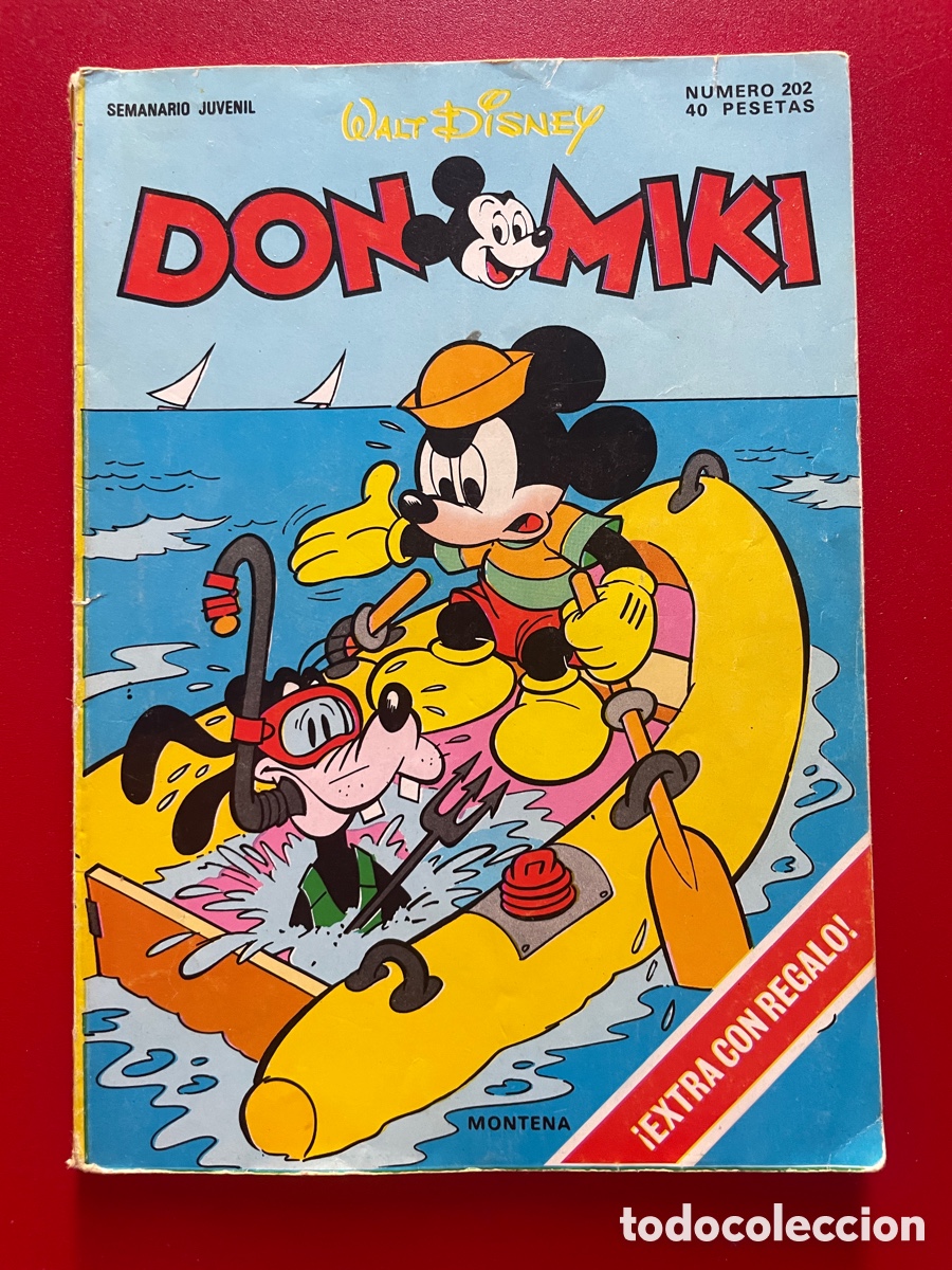 Tebeos: Don Miki. N&uacute;mero 202. Montena. Walt Disney, Productions.