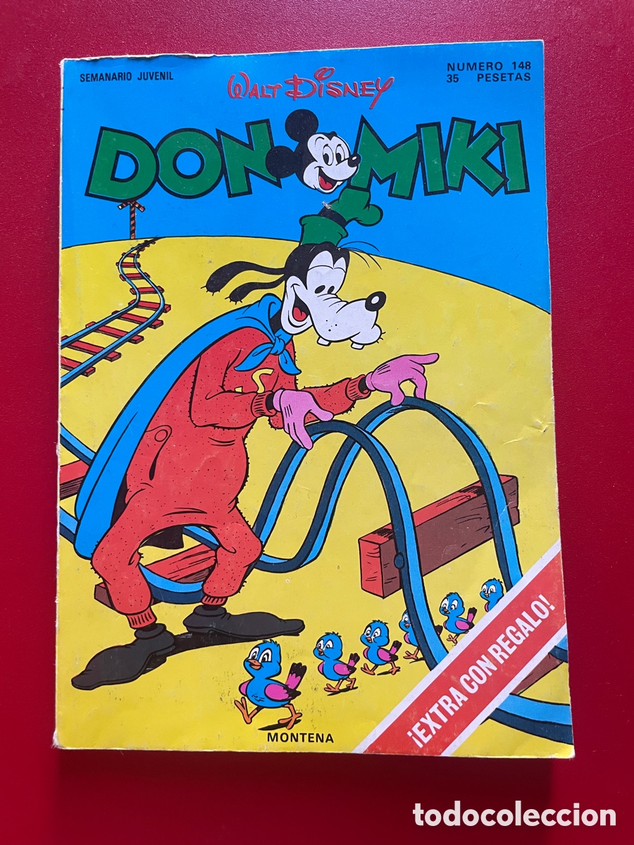 Tebeos: Don Miki. N&uacute;mero 148. N&uacute;mero 148. Montena. Walt Disney. Extra con regalo, soldados.