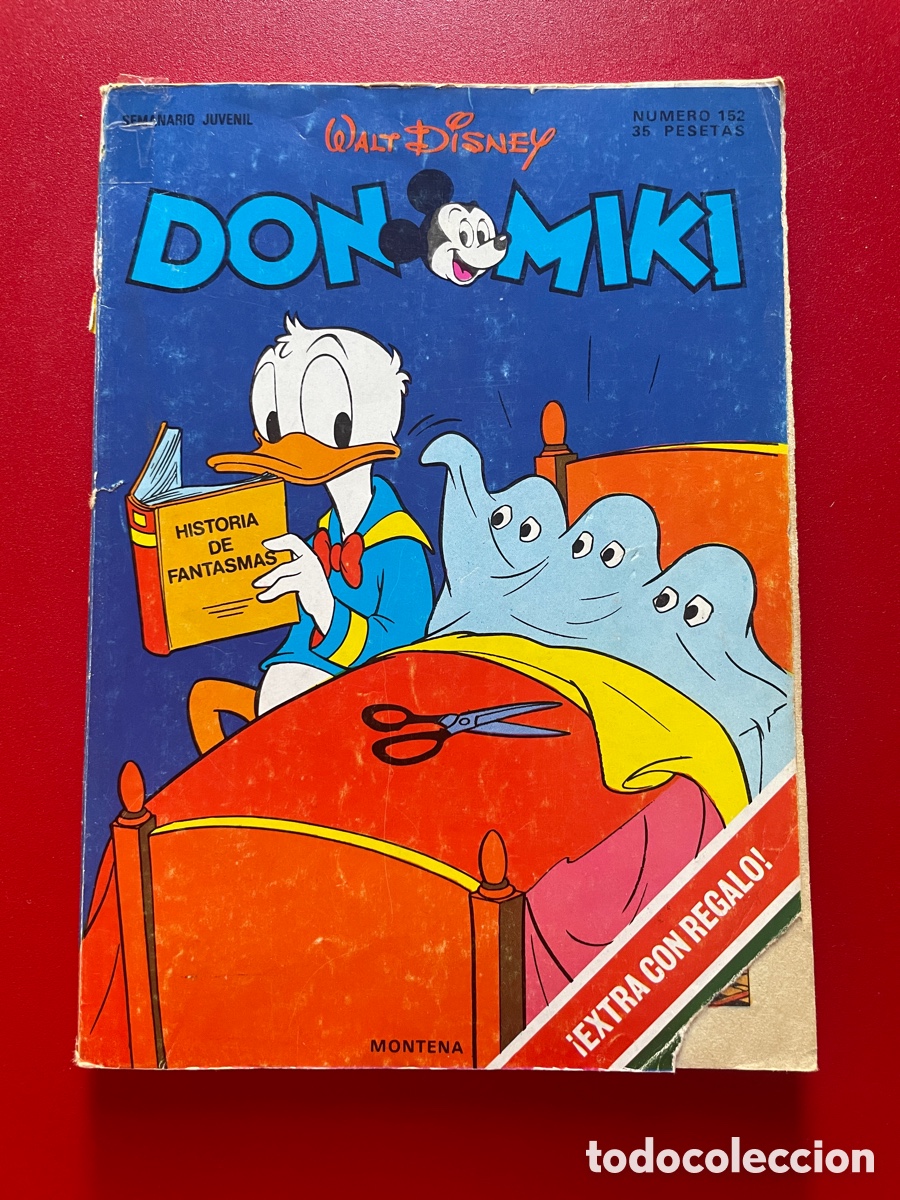 Tebeos: Don Miki. N&uacute;mero 152. Montena. Walt Disney. N&uacute;mero con regalo.