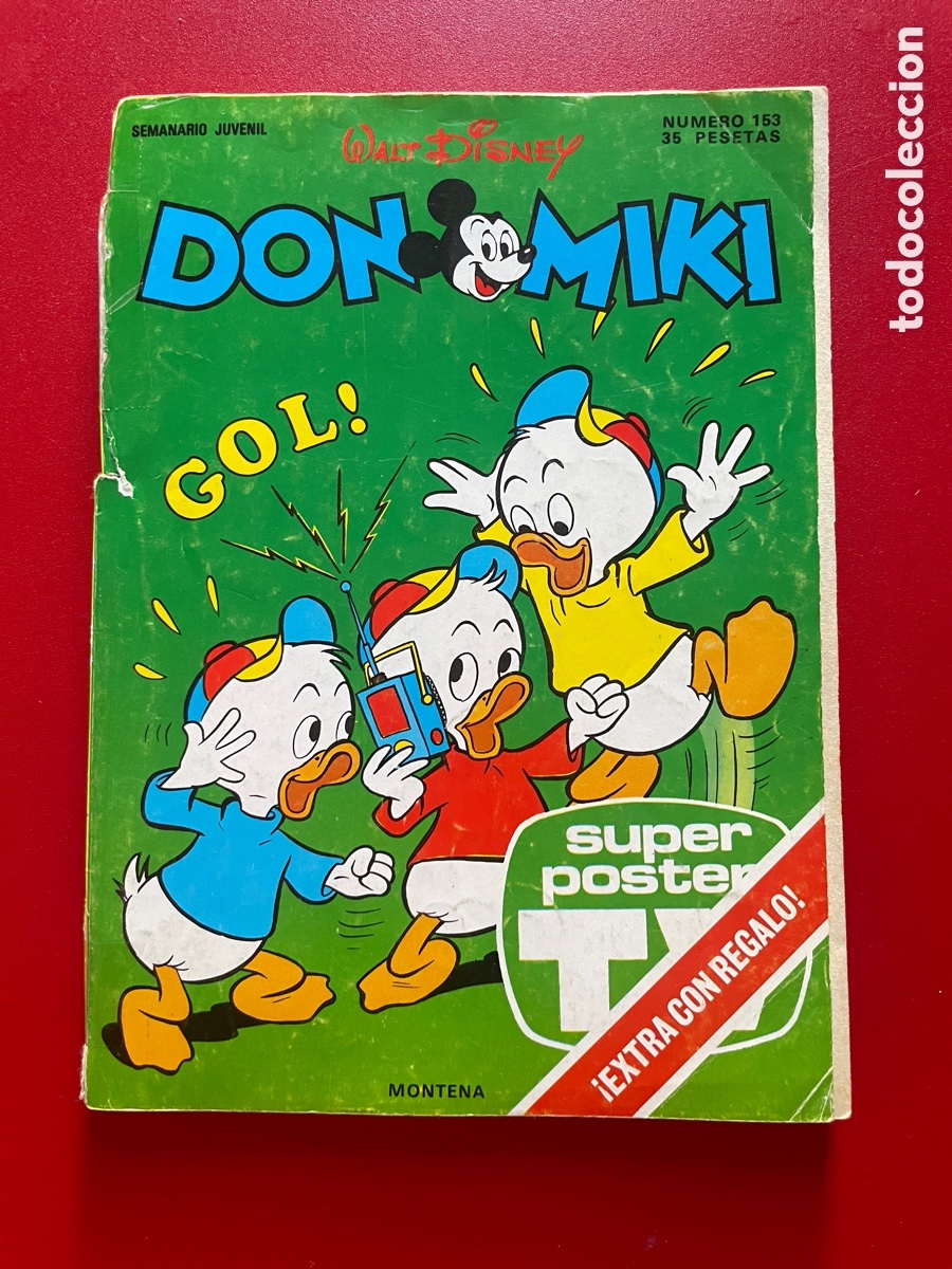 Tebeos: Don Miki. N&uacute;mero 153. Montena. Walt Disney. Extra con regalo.